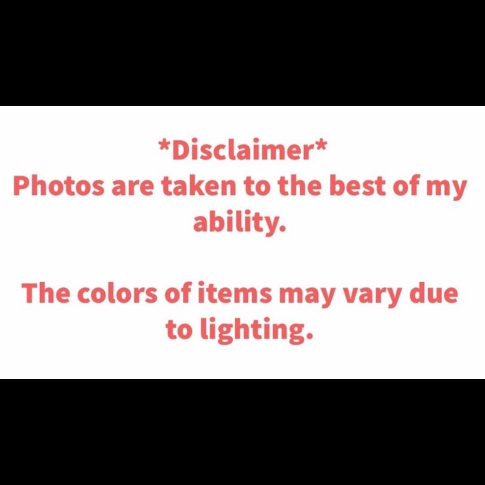 **** DISCLAIMER****
